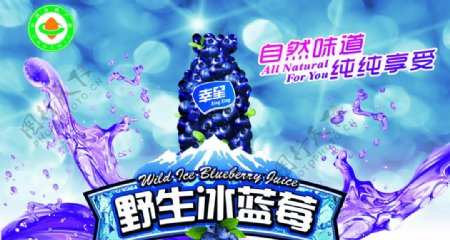 蓝莓饮料广告