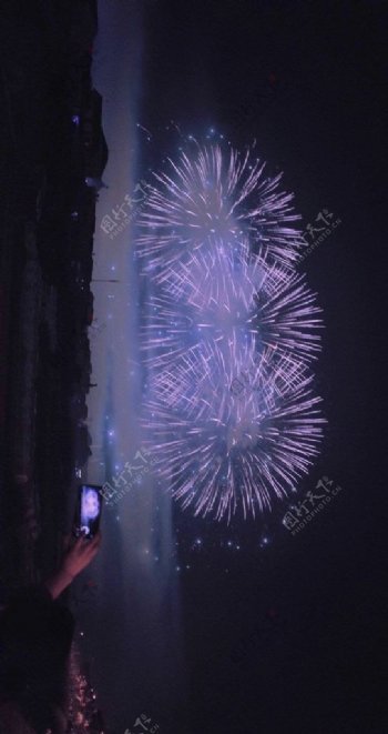 夜空烟花手机高清壁纸