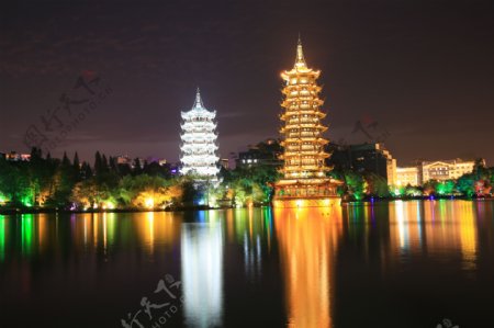桂林金银塔