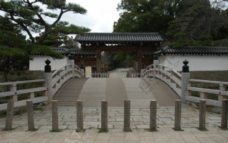 日本古建大门