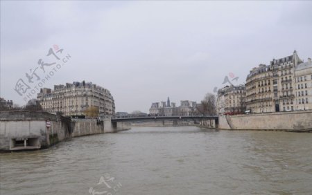 法国巴黎塞纳河风景