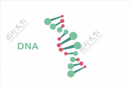 DNA矢量图标素材