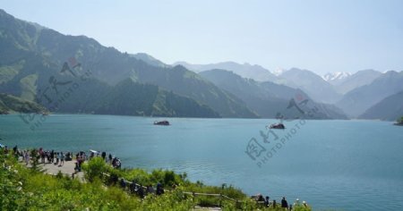 新疆天池自然风光美景