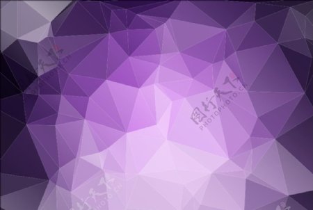 紫色多彩几何背景几何图形