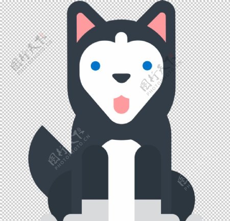 狗动物标志图形图标装饰素材