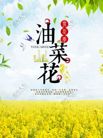 赏花季旅游海报