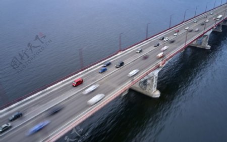 桥梁建筑大桥背景海报素材图片