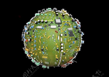 电子元器件球图片