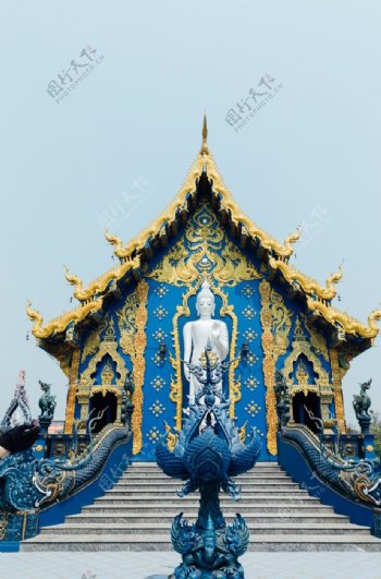 国外寺庙旅游旅行背景海报素材图片
