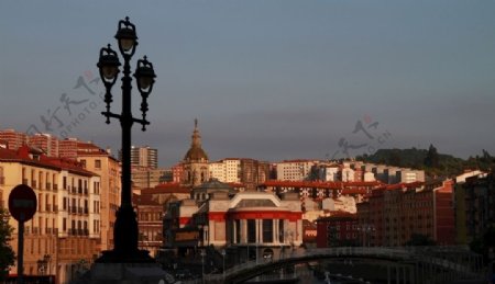 西班牙毕尔巴鄂建筑风景图片