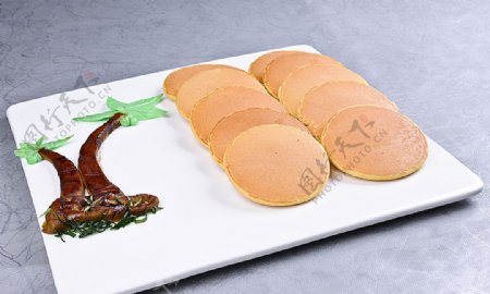 豫菜奶香玉米饼图片