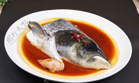 北京菜酱烧千岛湖鱼头图片