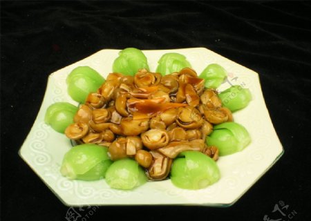 蚝油草菇图片