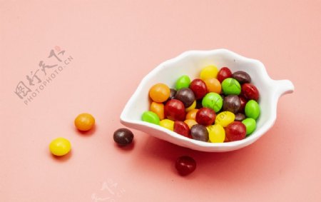 彩虹糖mm豆图片