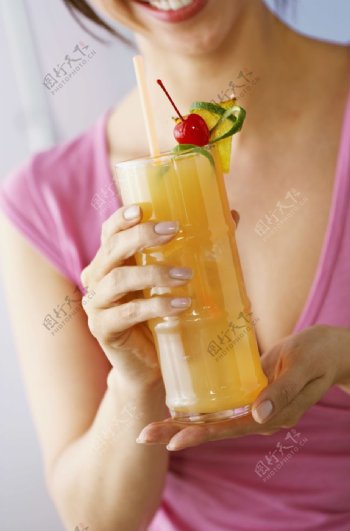 果汁饮料饮品背景素材图片