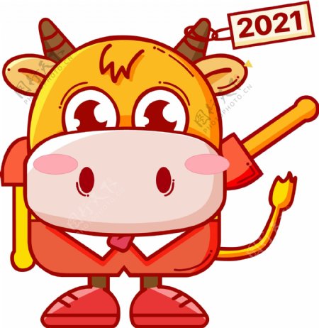 2020卡通牛图片