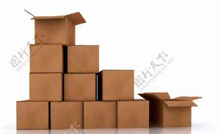 箱子包装盒物流盒子背景海报素材图片