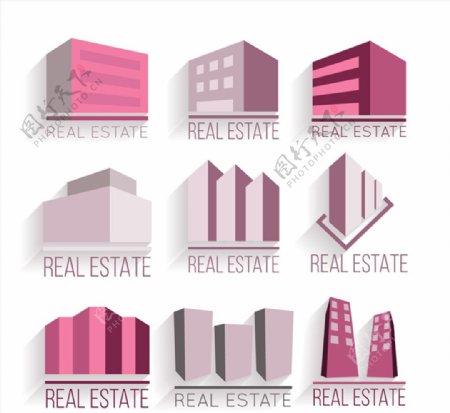 建筑房地产标志图片