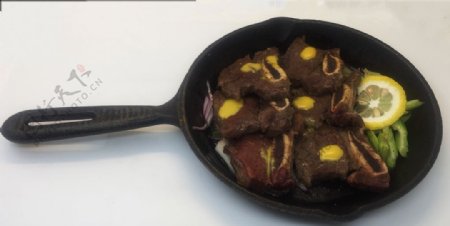 烤牛仔骨韩式料理图片