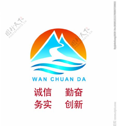 万川达公司logo图片