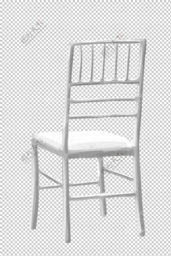 白色竹节椅图片