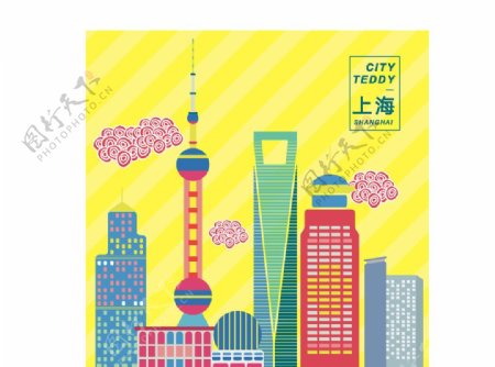 上海建筑手绘网络素材勿商用图片