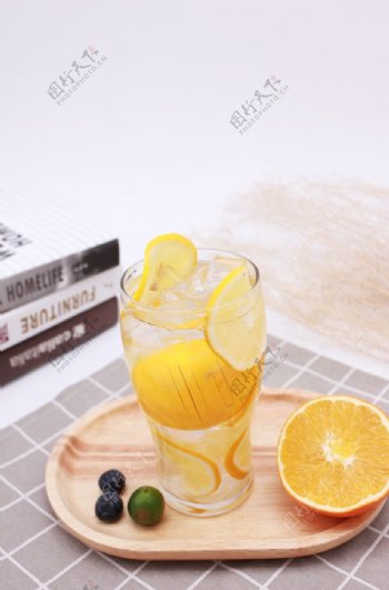 柠檬水冷饮饮品图片