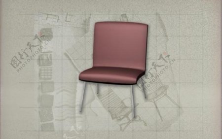 现代主义风格之椅子3D模型椅子020
