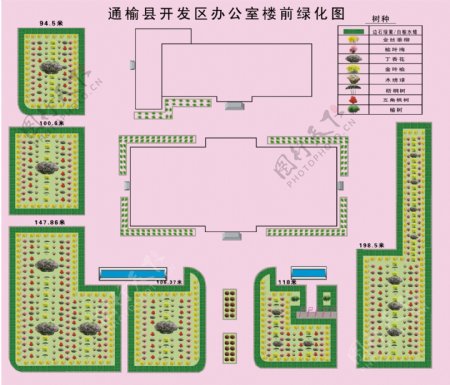 绿化平面图图片