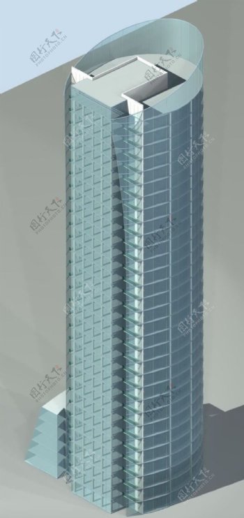 商场大厦设计3D模型