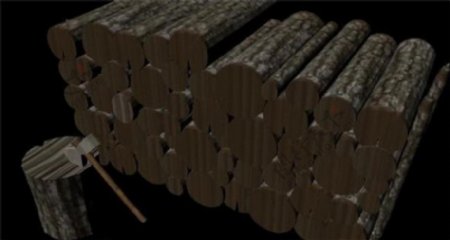 伐木场游戏模型素材