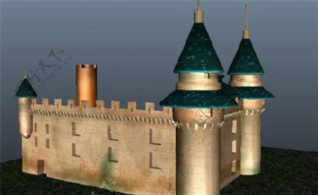 城堡游戏模型素材