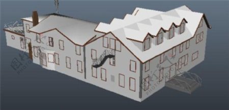 房屋游戏模型素材