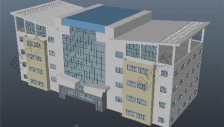 楼房建筑游戏模型