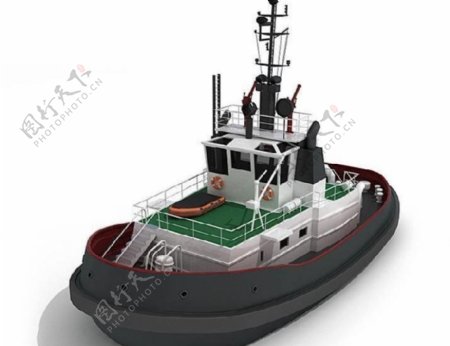 轮船整体模型01