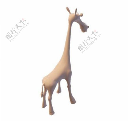 小鹿3d模型