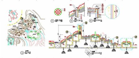 北京万科星园景观细部CAD图纸
