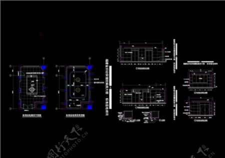 病房大楼设计素材CAD图纸