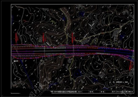 互通式立交桥梁cad图纸