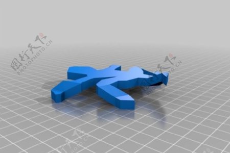 可打印的3D埃舍尔式的蜥蜴