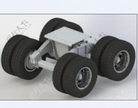 波音飞机悬架系统3D模型下载