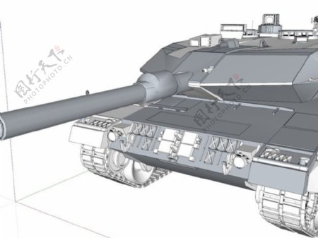 豹2A6主战坦克