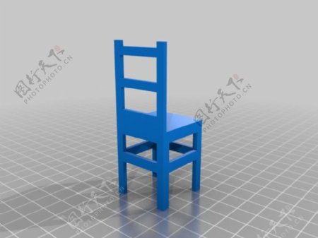 装配设计的椅子