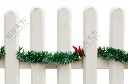 圣诞节的栅栏