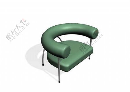 公共座椅3D模型素材16