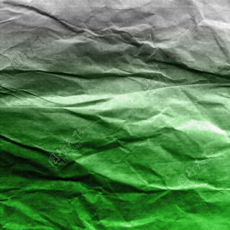 绿色折纸皱褶底纹背景