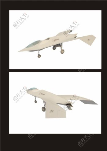 新型战斗机3d模型