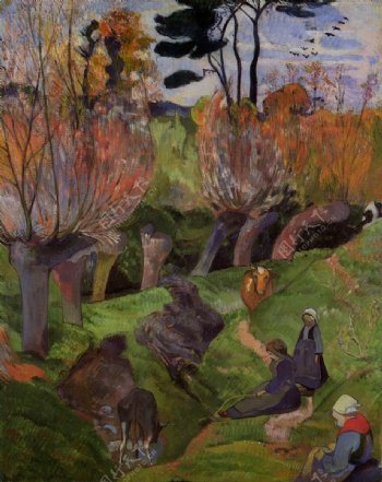 PaulGauguin0382法国画家保罗高更paulgauguin后印象主义风景人物田园自然静物油画装饰画