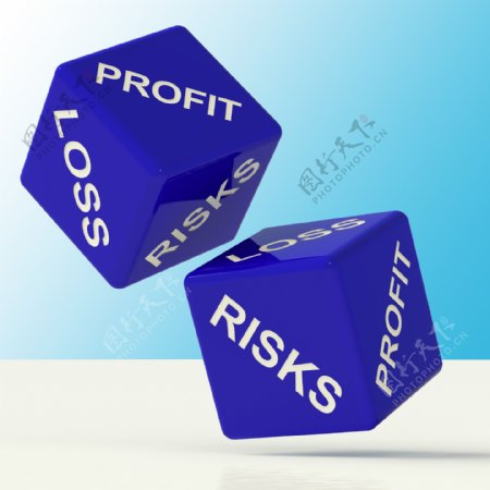 利润损失和风险显示市场风险