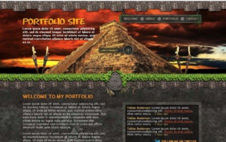 金字塔背景游戏html模板